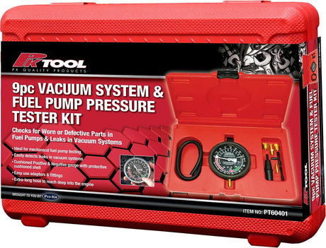 9 Pieces Vacuum & Fuel Pump Tester, Easily Detects Leaks - PKTool