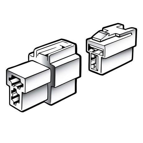 2 Way Male Quick Connector Housing 2 Piece - Narva
