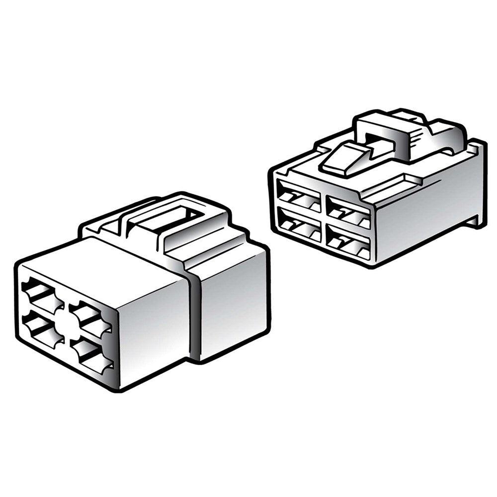 4 Way Male Quick Connector Housing 2 Piece - Narva