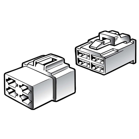 4 Way Male Quick Connector Housing 2 Piece - Narva