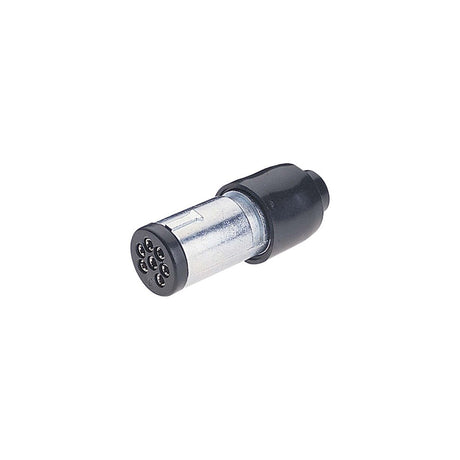 7 Pin Small Round Metal Trailer Plug - Narva
