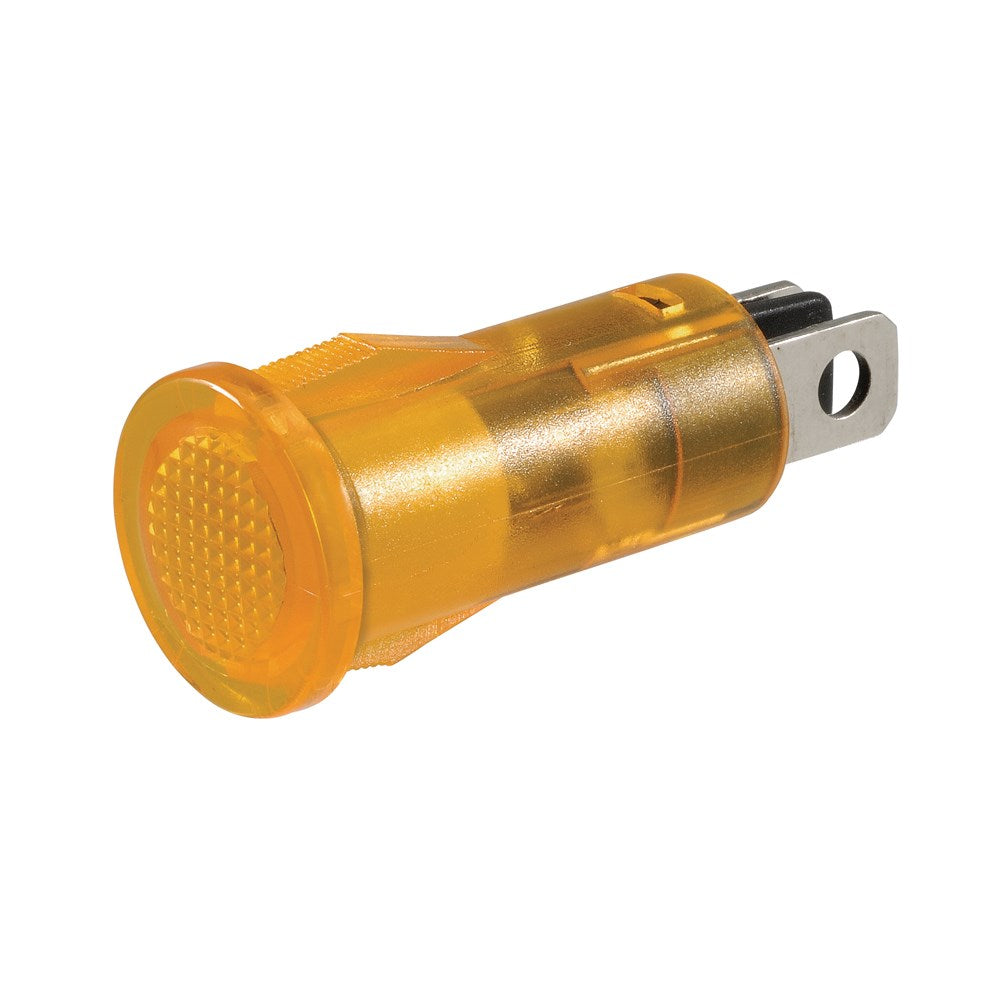 Pilot Light LED Amber 12V Blade Terminals - Narva