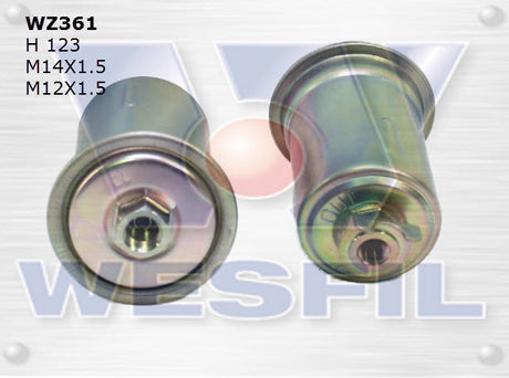 EFI Fuel Filter Z361 Fits Daihatsu/Toyota/Mitsubishi WZ361 - Wesfil