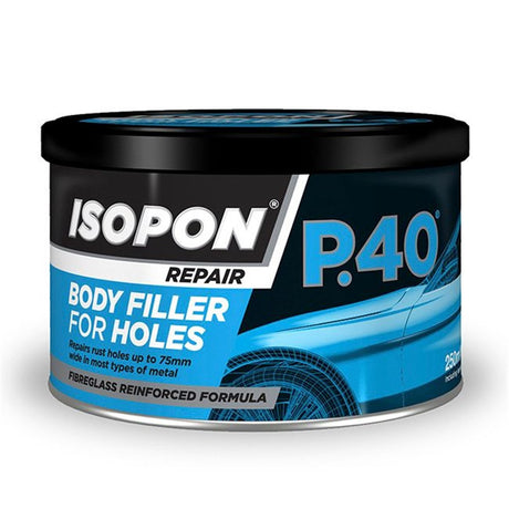 Fibre Glass Reinforced Body Filler Paste For Holes Kit 250ml - ISOPON