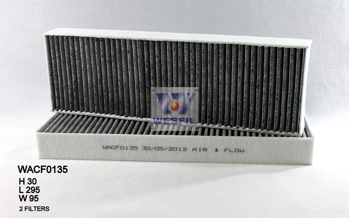 Cabin Filter RCA205P Fits Honda WACF0135 - Wesfil