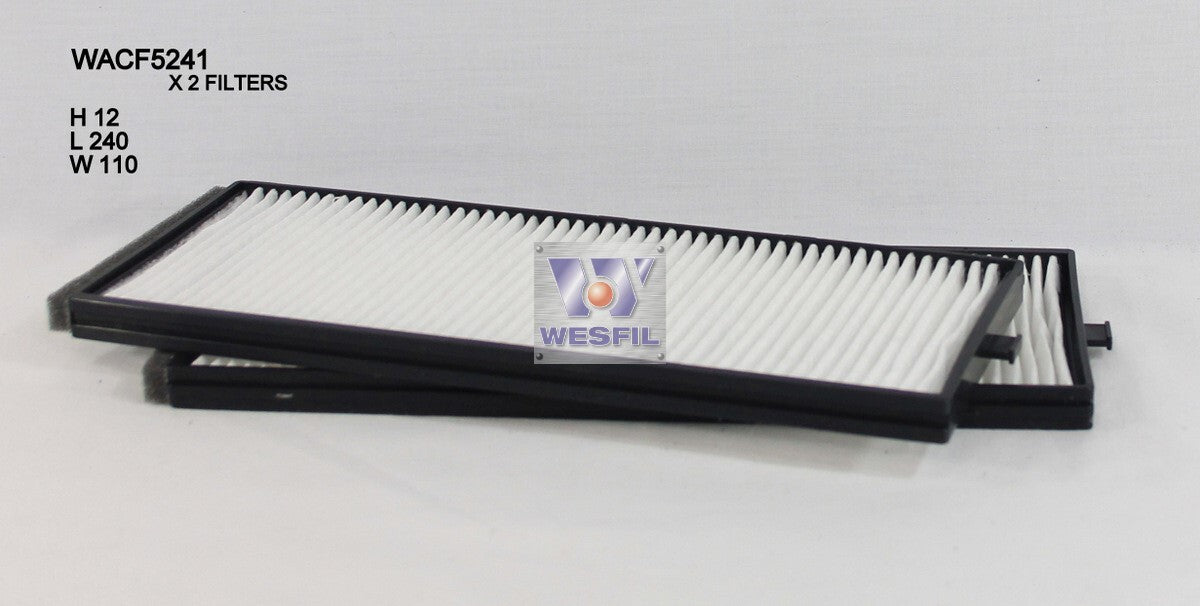 Cabin Filter RCA107P Fits Hyundai WACF5241 - Wesfil