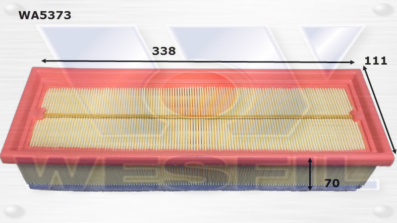 Air Filter A1886 Fits BMW WA5373 - Wesfil