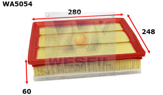 Air Filter A1701 Fits Renault WA5054 - Wesfil