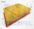 Air Filter A1871 Fits Landrover WA5314 - Wesfil