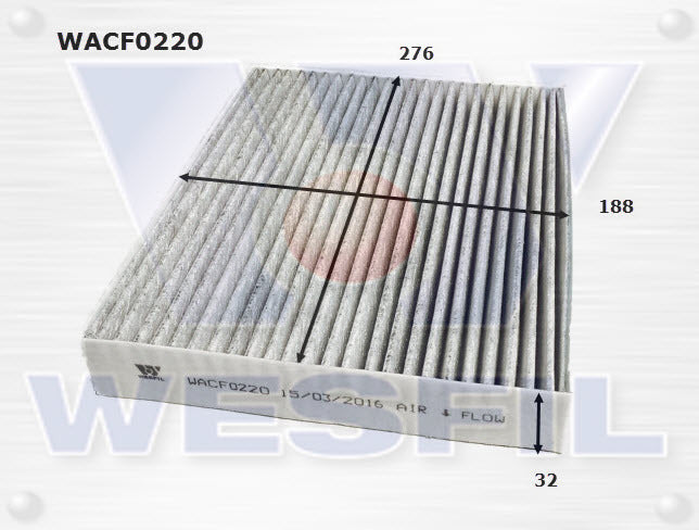 Cabin Filter RCA330C Fits Ford WACF0220 - Wesfil