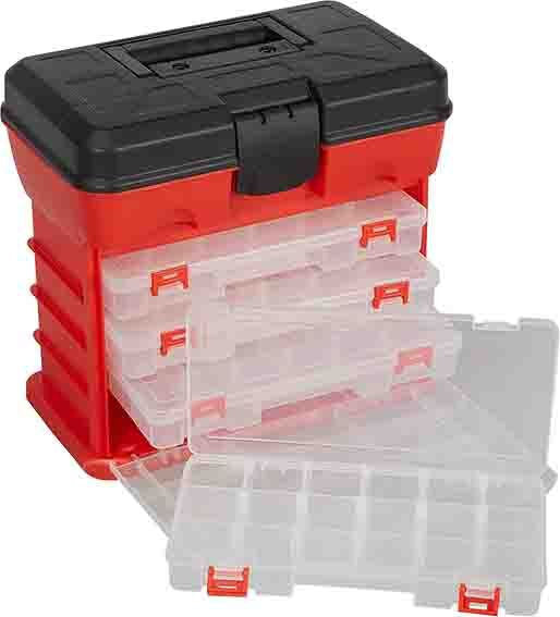 97 Compartment, Four Drawer Organiser Case - PKTool