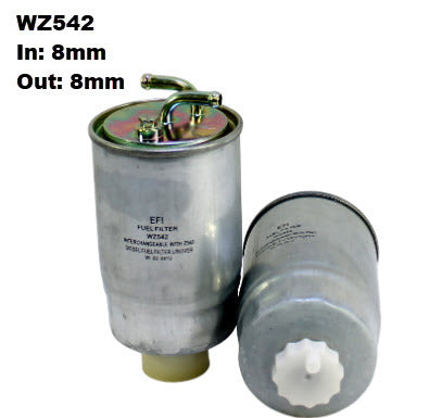 Diesel Fuel Filter Z542 Fits Landrover WZ542 - Wesfil