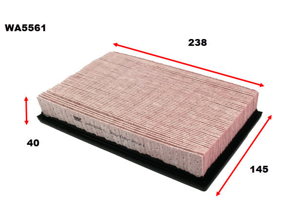 Air Filter Fits Toyota WA5561 - Wesfil