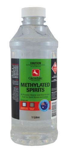 Methylated Spirits Cleaning Chemical Liquid Solution 1L/4L 95% Ethanol - Glendale 1L