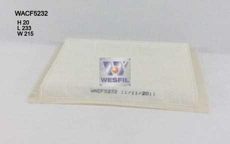 Cabin Filter Fits Lexus WACF5232 - Wesfil