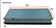 Cabin Filter RCA230P Fits Nissan WACF0143 - Wesfil