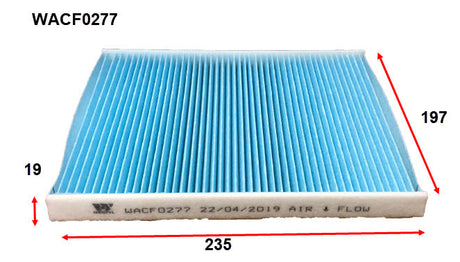 Cabin Filter RCA431M Fits Jeep WACF0277 - Wesfil