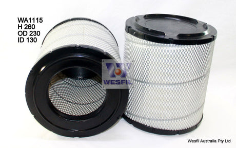 Air Filter HDA5893 Fits Hino WA1115 - Wesfil