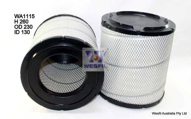 Air Filter HDA5893 Fits Hino WA1115 - Wesfil