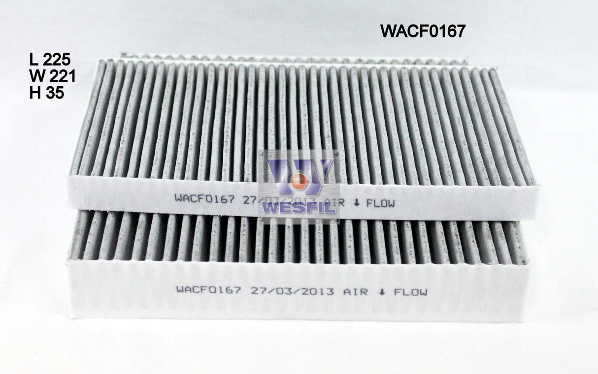 Cabin Filter RCA419C Fits Nissan WACF0167 - Wesfil