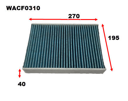 Cabin Filter RCA422P Fits Land Rover WACF0310 - Wesfil