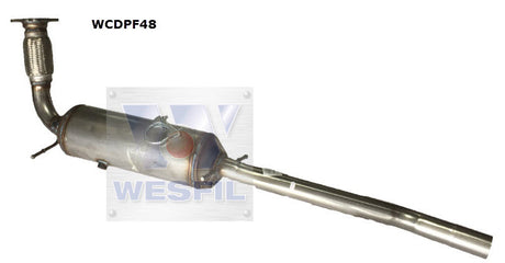 Diesel Particulate Filter (DPF) RPF263 Fits Ford WCDPF48 - Wesfil