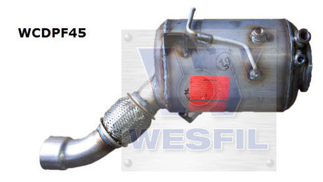 Diesel Particulate Filter (DPF) RPF257 Fits BMW WCDPF45 - Wesfil