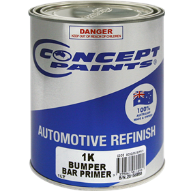 1K Bumper Bar Primer (Grey) 1L - Concept Paints
