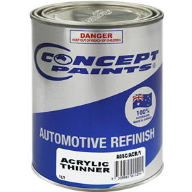Automotive Refinish Acrylic Thinner 1L - Concept Paints