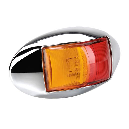 Side Marker Light Red/Amber LED 9 to 33V - Narv