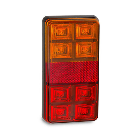 12V LED Stop/Tail/Indicator Lamp With Reflex Reflector 2 Pack - LED AutoLamps