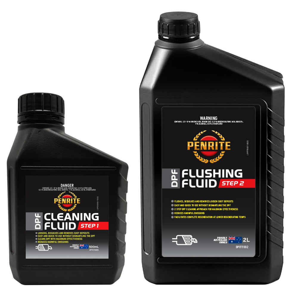DPF Cleaning Fluid Step 1 & Flushing Fluid Step 2 Cleaning Kit DPFCKIT - Penrite
