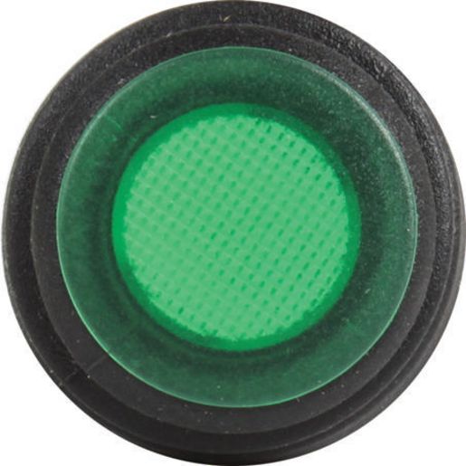 Rocker Switch Off/On SPST Green LED 20A at 12V - Narva