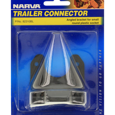Angled Bracket For Small Round Plastic Trailer Plug Socket - Narva