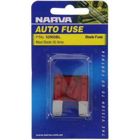 Maxi Blade Fuse 50A Red 1 Piece - Narva | Universal Auto Spares