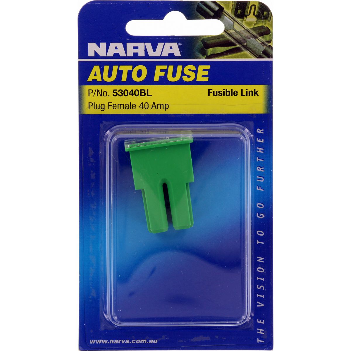 Fusible Link Female 40A Green 1 Piece - Narva
