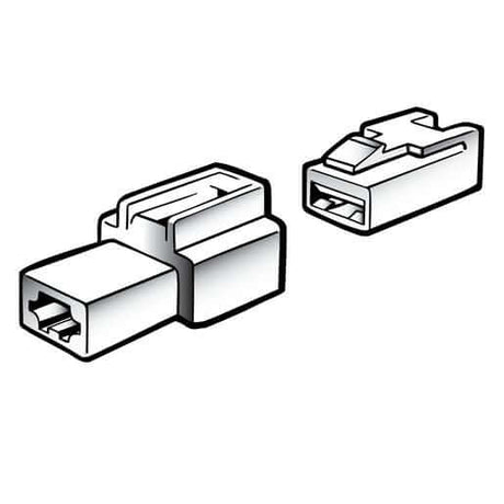 1 Way Male Quick Connector Housing 2 Piece - Narva