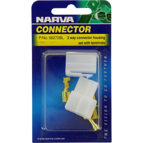 2 Way Male Quick Connector Housing 2 Piece - Narva