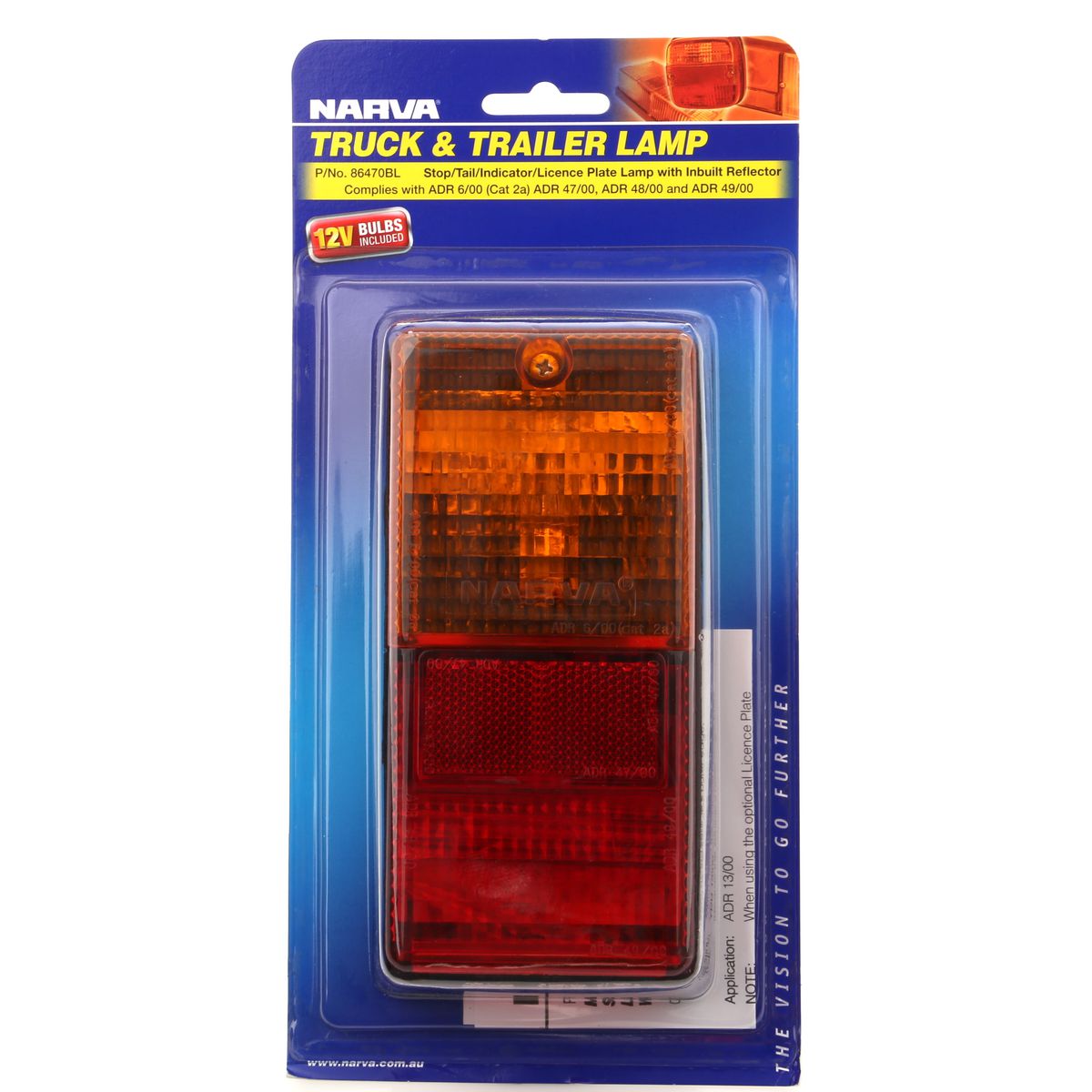 Rear Stop/Tail Direction Indicator Lamp - Narva | Universal Auto Spares