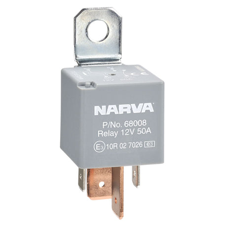 12V 50A Normally Open 4 Pin Relay With Resistor - Narva | Universal Auto Spares