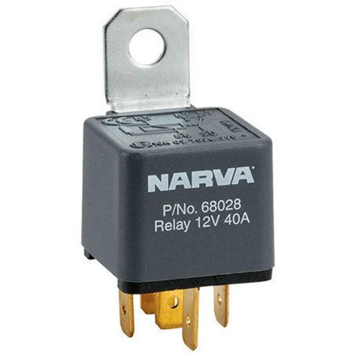 Relay 24V 30A Normally Open 5 Pin With Resistor - Narva