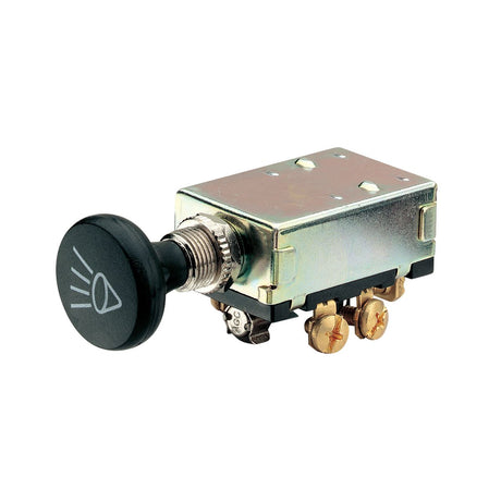 Push/Pull Headlamp Switch 30 AMP Fuse Off/On/On DPDT - Narva