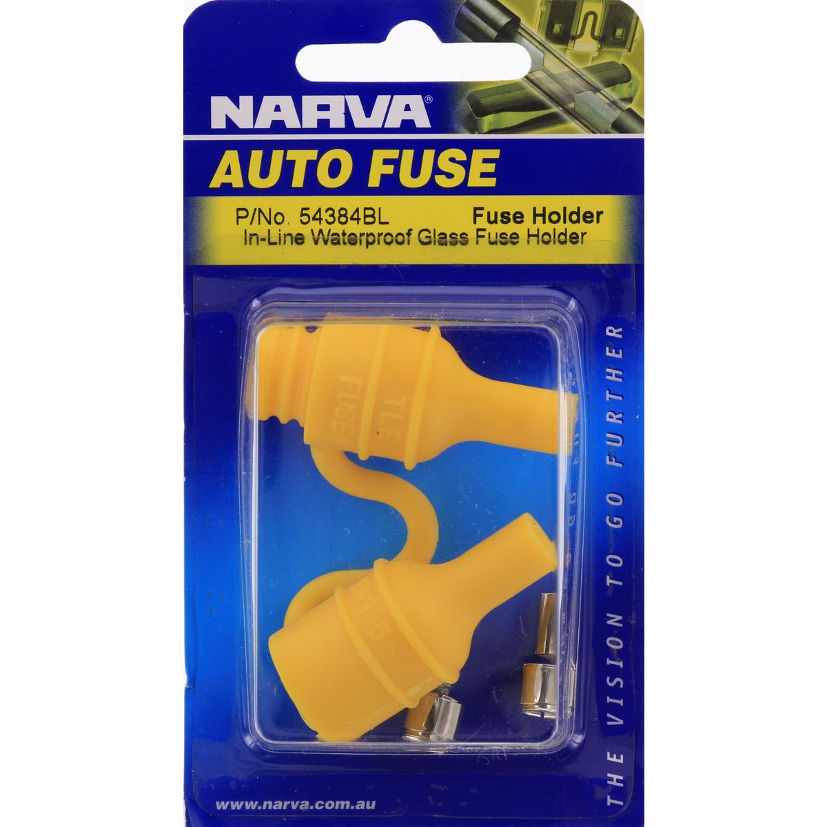 In-Line Fuse Holder 3AG Glass 1 Way 30A - Narva