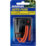 In Line Pre-Wired Waterproof Standard ATS Blade Fuse Holder 30A 1 Piece - Narva | Universal Auto Spares