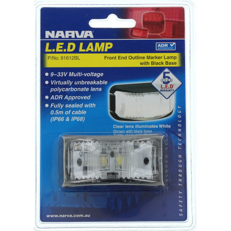 Front Marker Light Clear LED 9 to 33V - Narva
