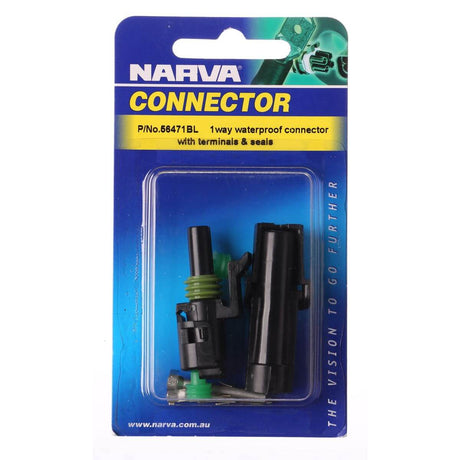 1 Way Female Waterproof Connector Housing 1 Kit - Narva