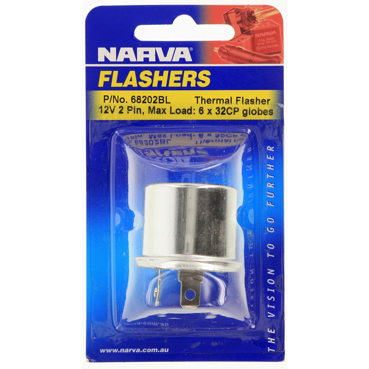 Thermal Flasher Unit 12V 2 Pin - Narva