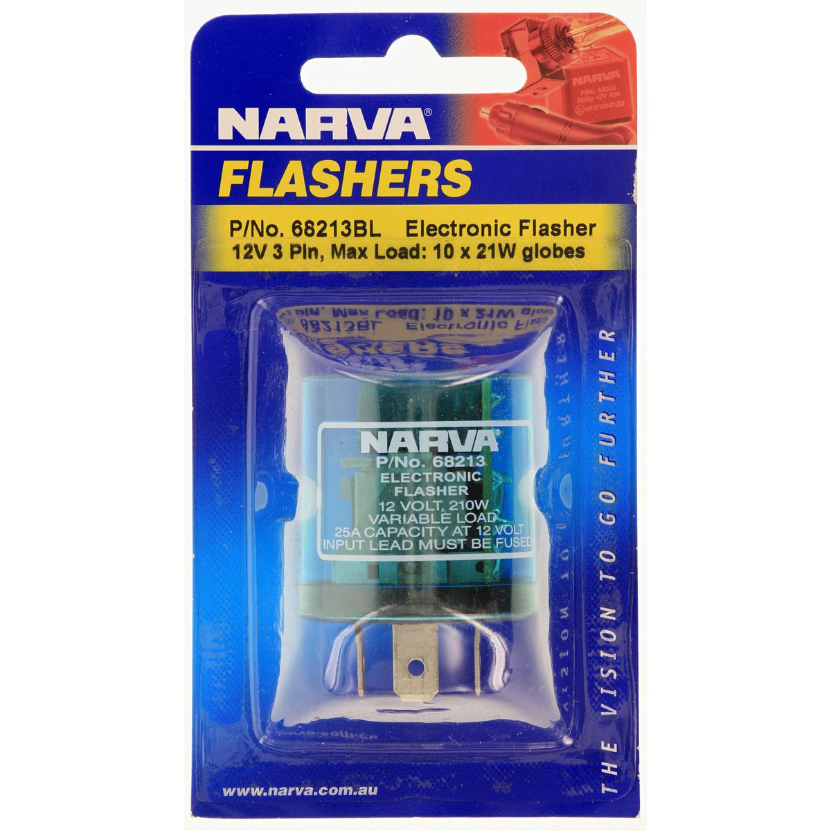 Electronic Flasher 12V 3 Pin Electronic Flasher - Narva