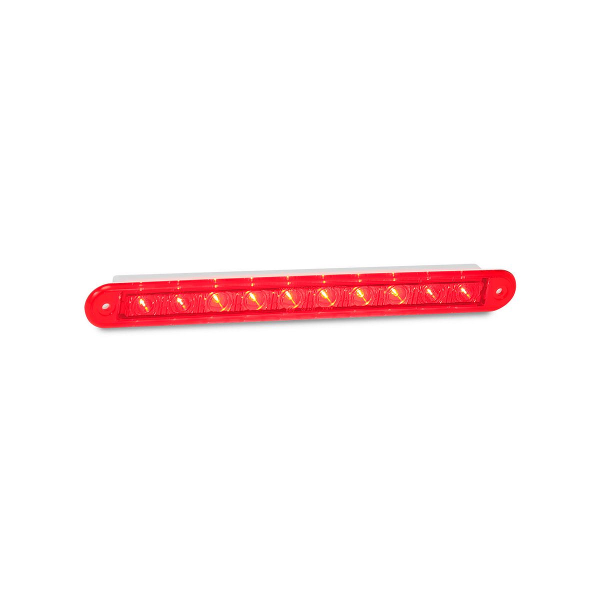 12V Stop/Tail Strip Lamp With 10 Square LEDs Recessed Mount - LED AutoLamps