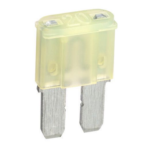 20 AMP Yellow Micro 2 Blade Fuse 5 Pieces - Narva